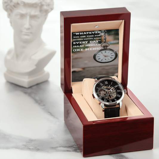IKE MENS QUOTE OPENWORK MEN'S WATCH