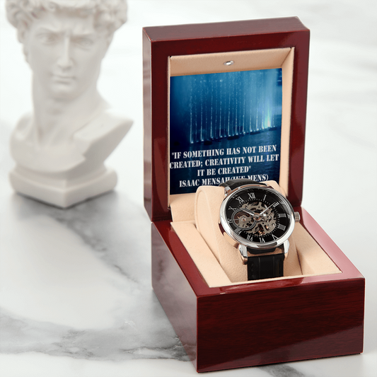IKE MENS QUOTE OPENWORK MEN'S WATCH