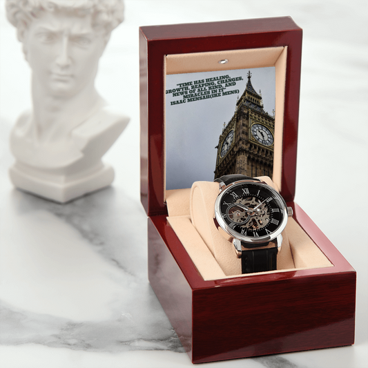 IKE MENS QUOTE OPENWORK MEN'S WATCH