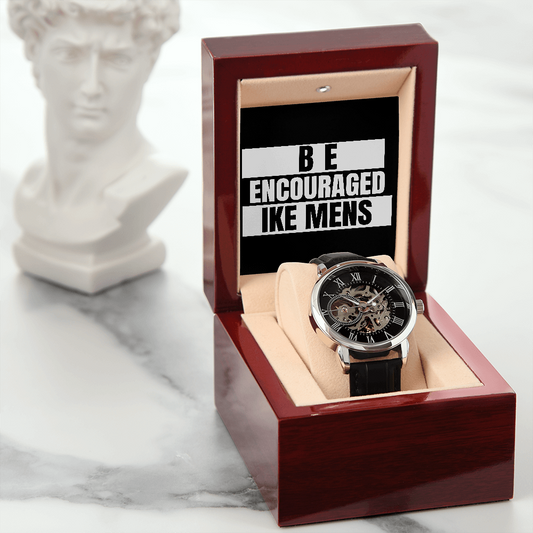 IKE MENS BE ENCOURAGED OPENWATCH MEN'S WATCH