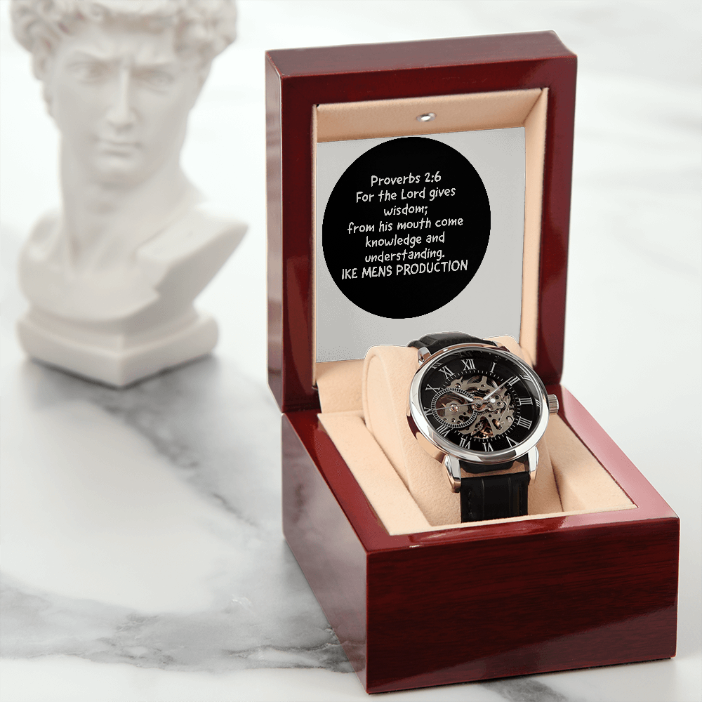 PROVERBS OPENWORK  MEN'S WATCH
