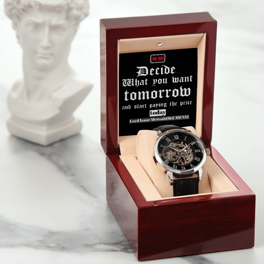 IKE MENS QUOTE OPENWORK WATCH