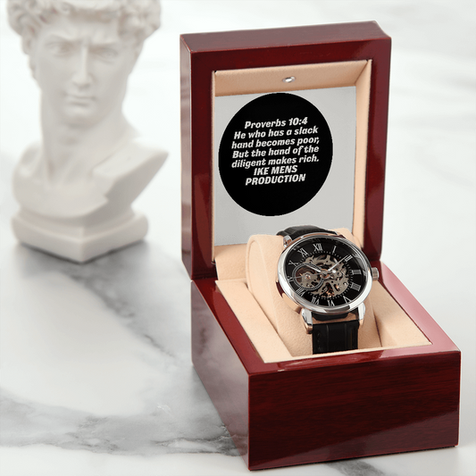 PROVERBS OPENWORK MEN'S WATCH