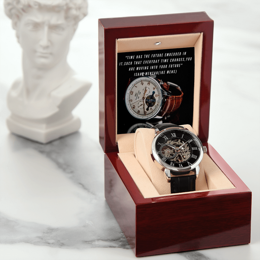 IKE MENS QUOTE OPENWORK MEN'S WATCH