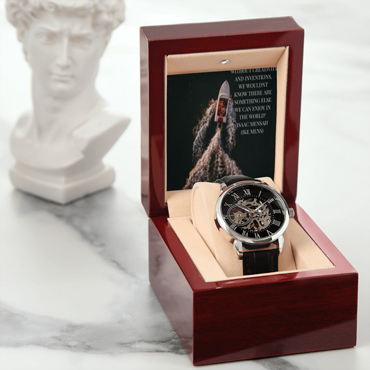 IKE MENS QUOTE OPENWORK MEN'S WATCH