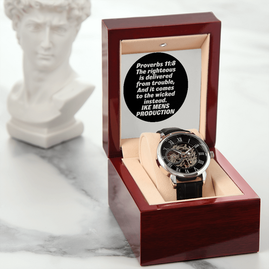 PROVERBS OPENWORK MEN'S WATCH