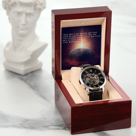 IKE MENS QUOTE OPENWORK MEN'S WATCH