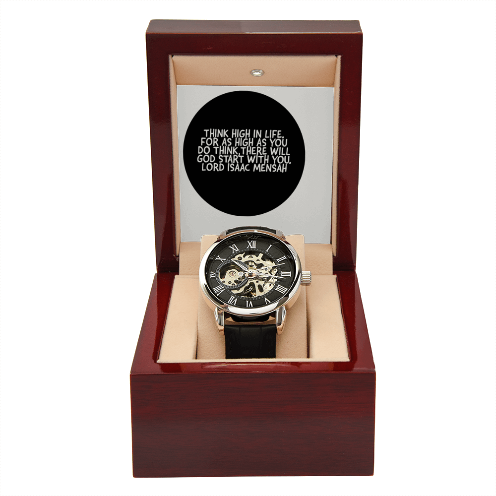 IKE MENS QUOTE OPENWORK MEN'S WATCH