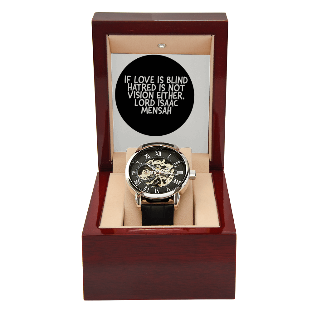IKE MENS QUOTE OPENWORK MEN'S WATCH