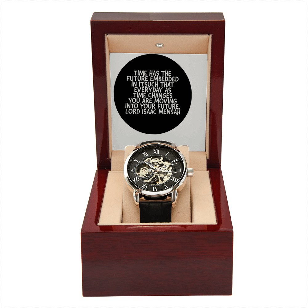 IKE MENS QUOTE OPENWORK MEN'S WATCH