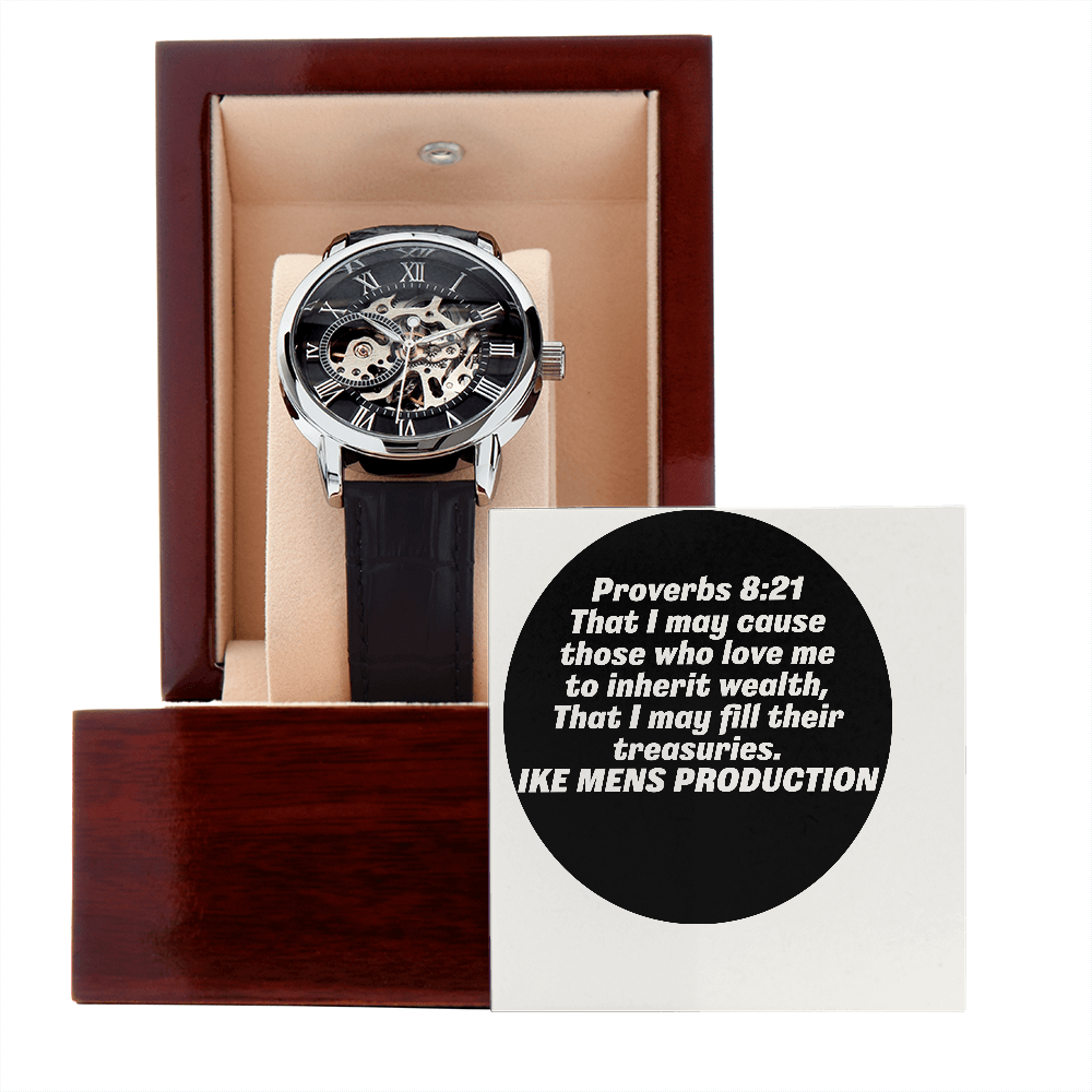 PROVERBS OPENWORK MEN'S WATCH
