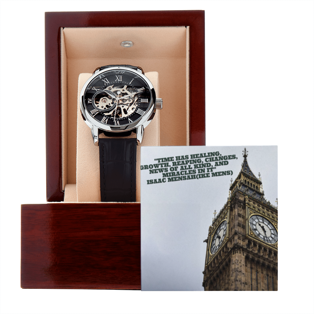 IKE MENS QUOTE OPENWORK MEN'S WATCH