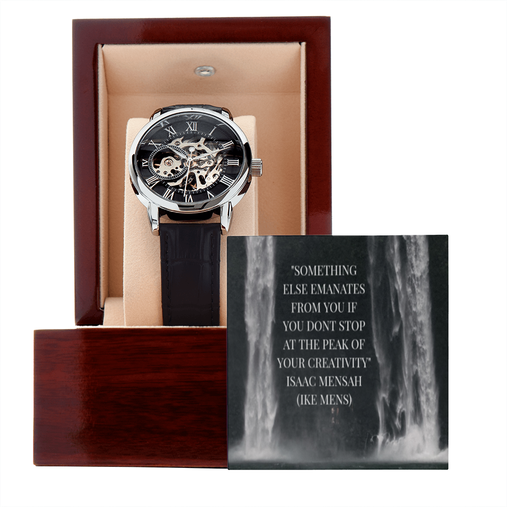 IKE MENS QUOTE OPENWORK MEN'S WATCH