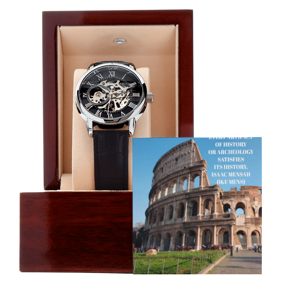 IKE MENS QUOTE OPENWORK MEN'S WATCH