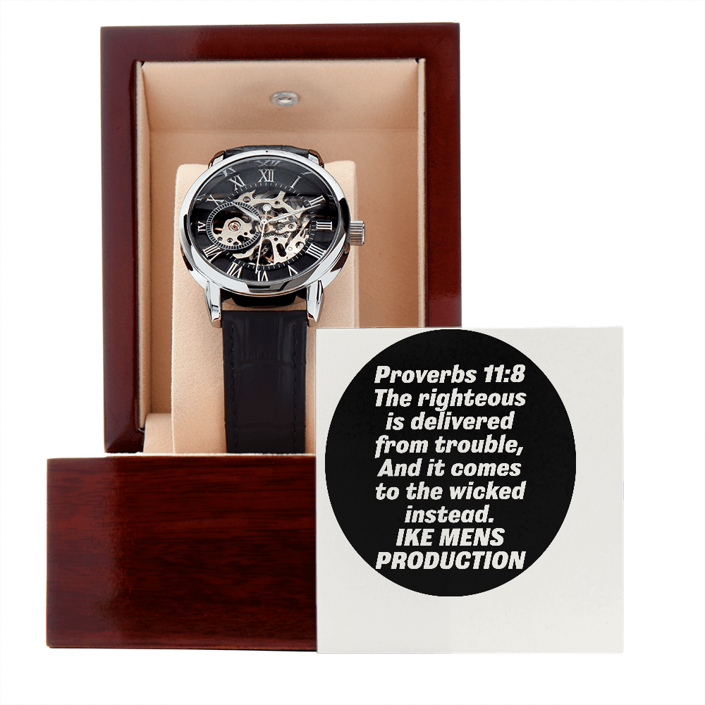 PROVERBS OPENWORK MEN'S WATCH
