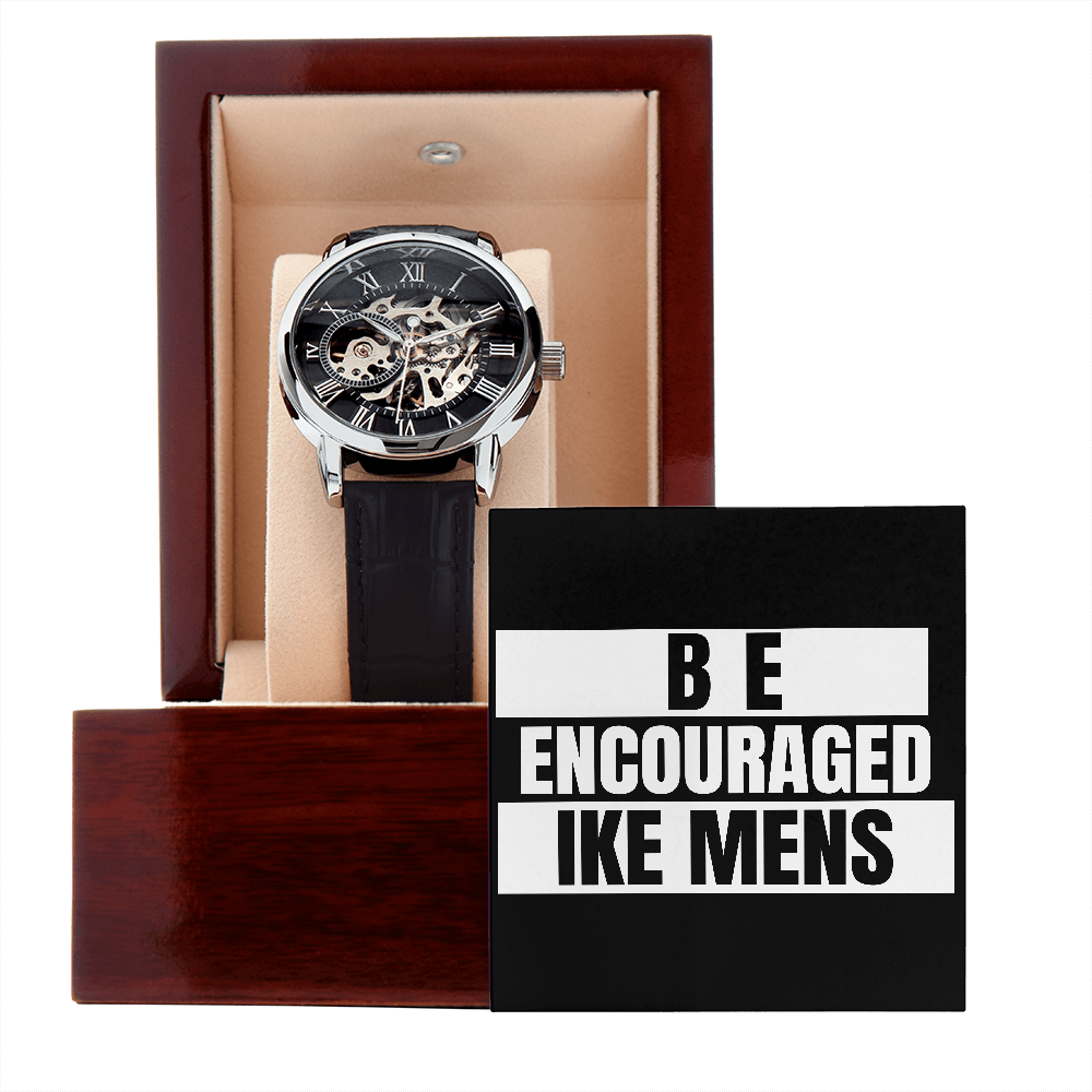 IKE MENS BE ENCOURAGED OPENWATCH MEN'S WATCH