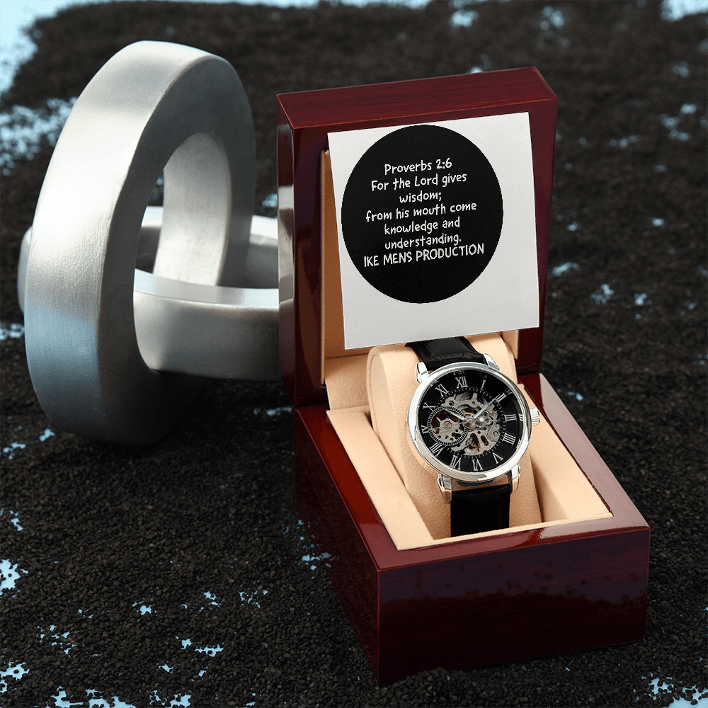 PROVERBS OPENWORK  MEN'S WATCH