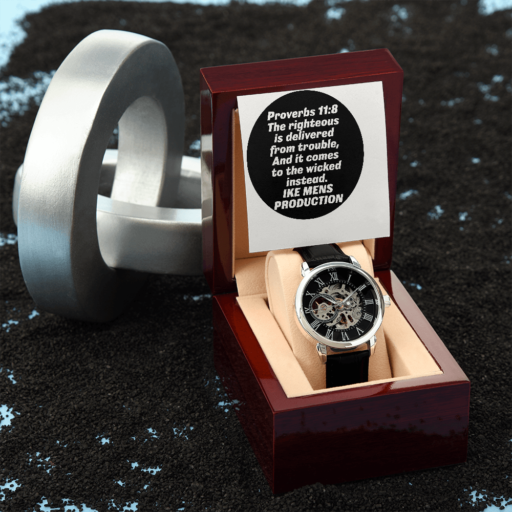 PROVERBS OPENWORK MEN'S WATCH