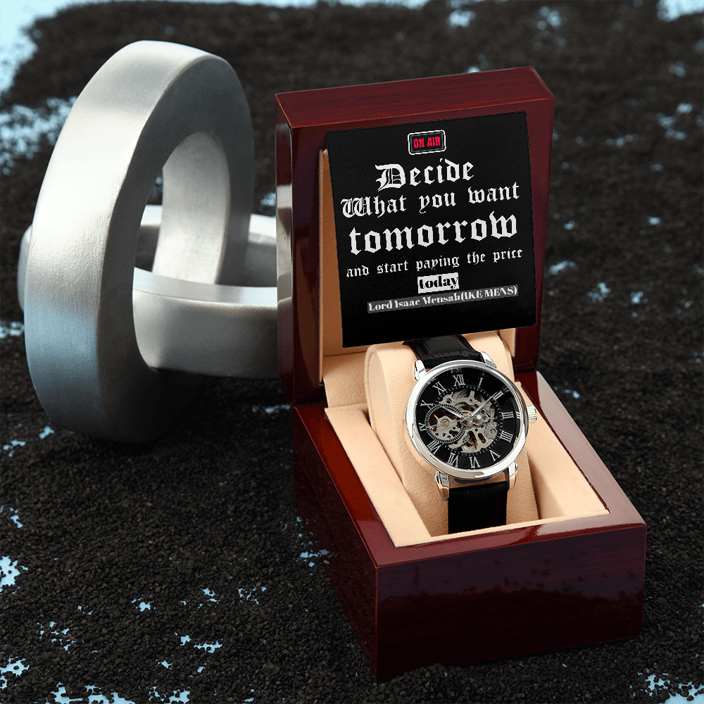 IKE MENS QUOTE OPENWORK WATCH