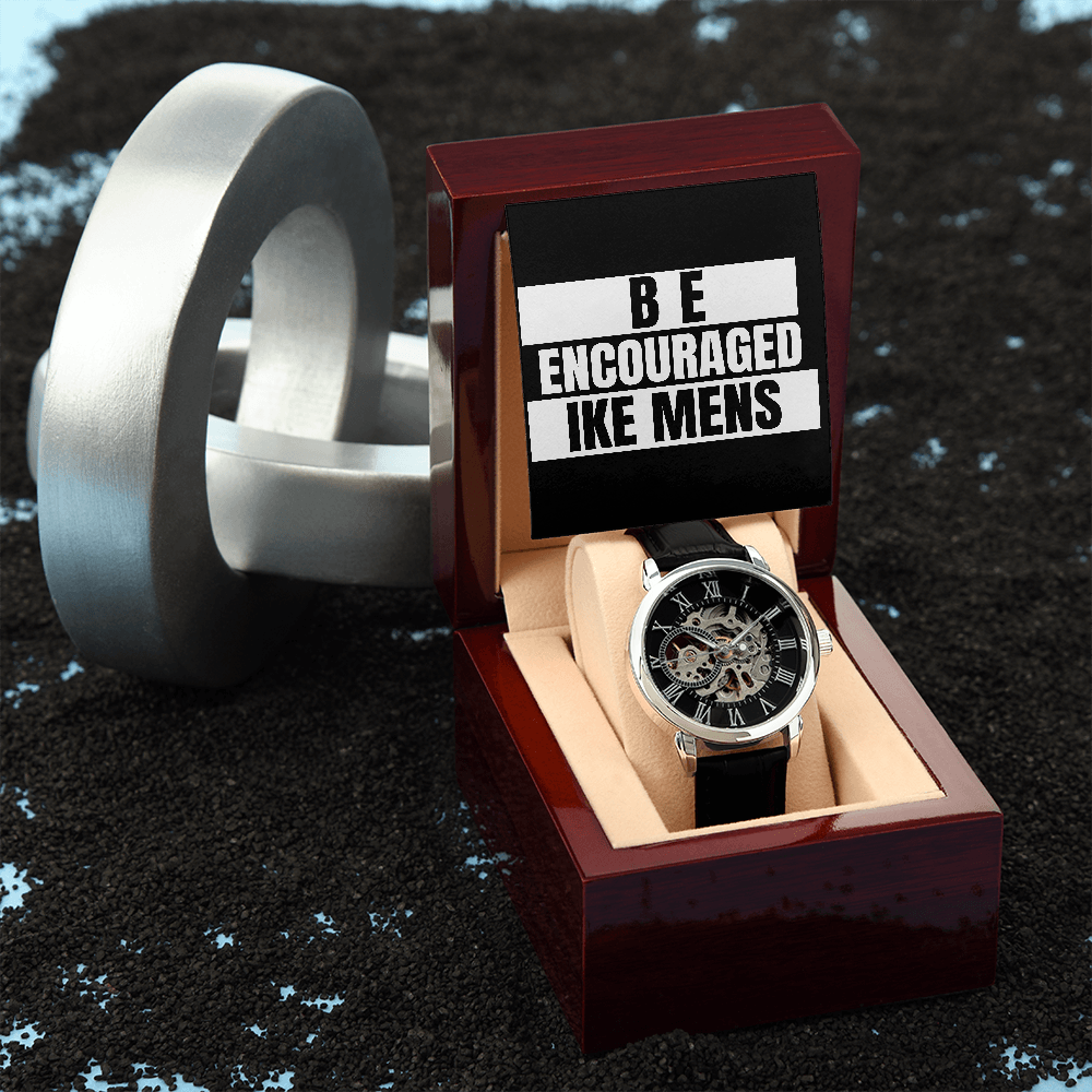IKE MENS BE ENCOURAGED OPENWATCH MEN'S WATCH