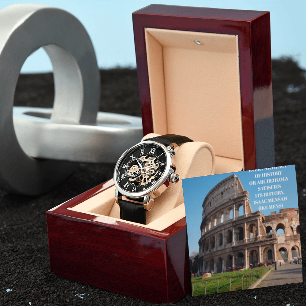 IKE MENS QUOTE OPENWORK MEN'S WATCH