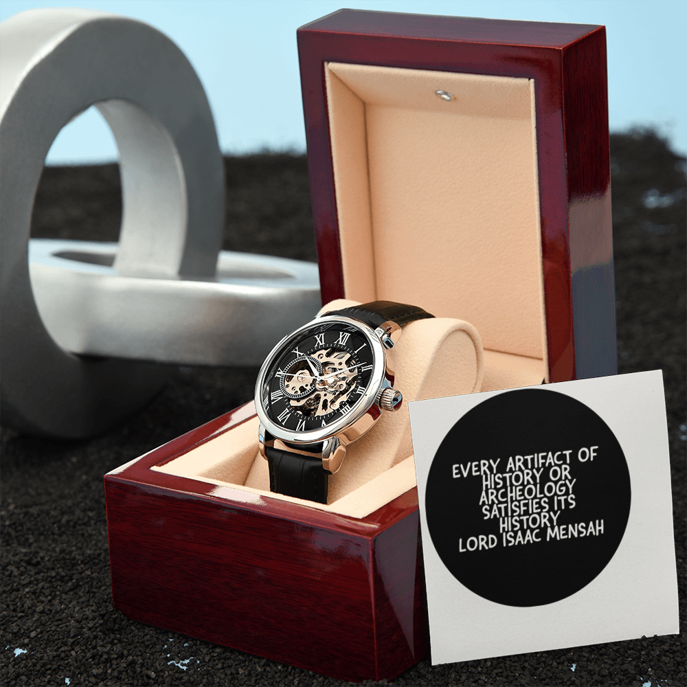 IKE MENS QUOTE OPENWORK MEN'S WATCH