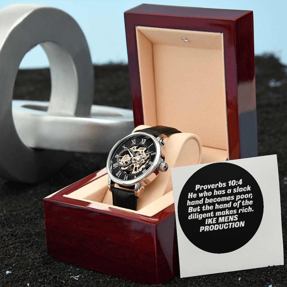 PROVERBS OPENWORK MEN'S WATCH