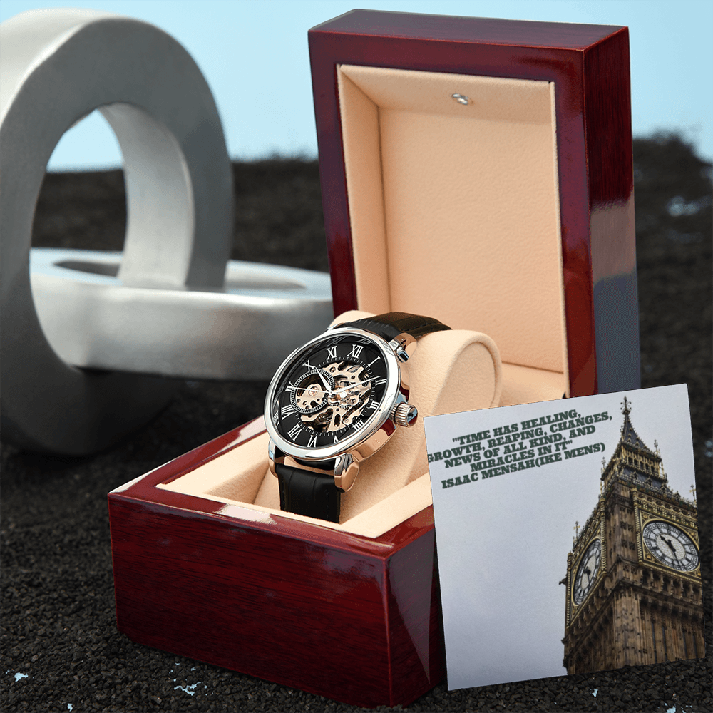 IKE MENS QUOTE OPENWORK MEN'S WATCH