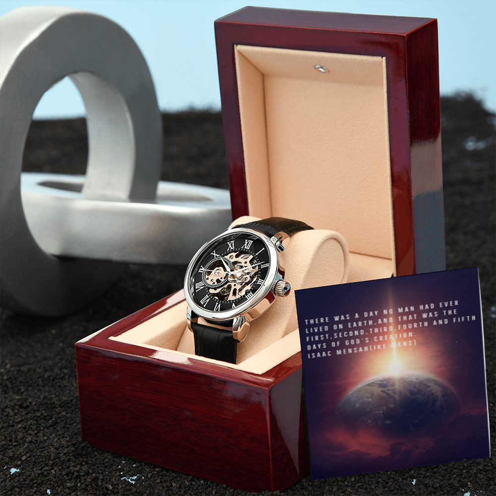 IKE MENS QUOTE OPENWORK MEN'S WATCH