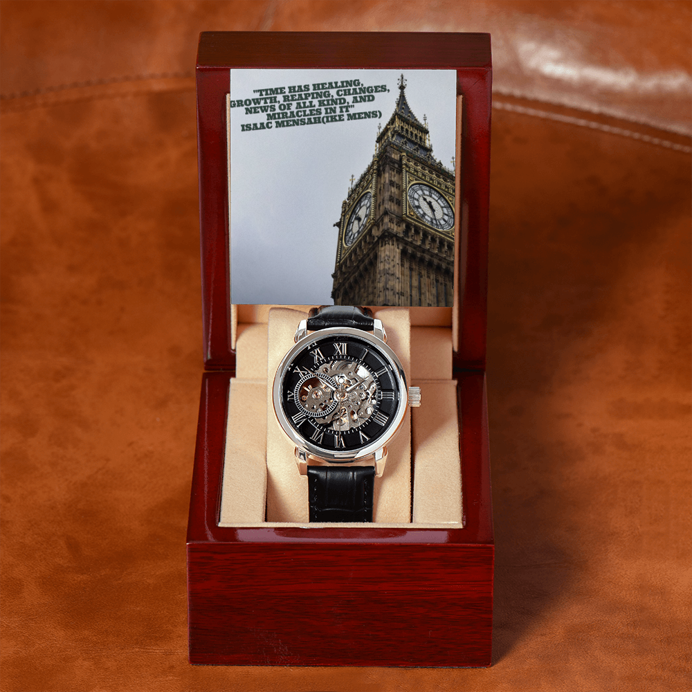 IKE MENS QUOTE OPENWORK MEN'S WATCH