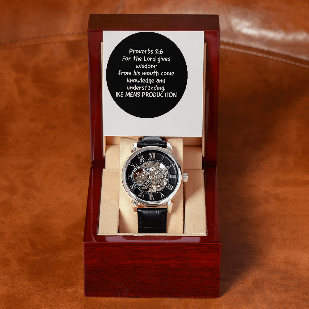 PROVERBS OPENWORK  MEN'S WATCH