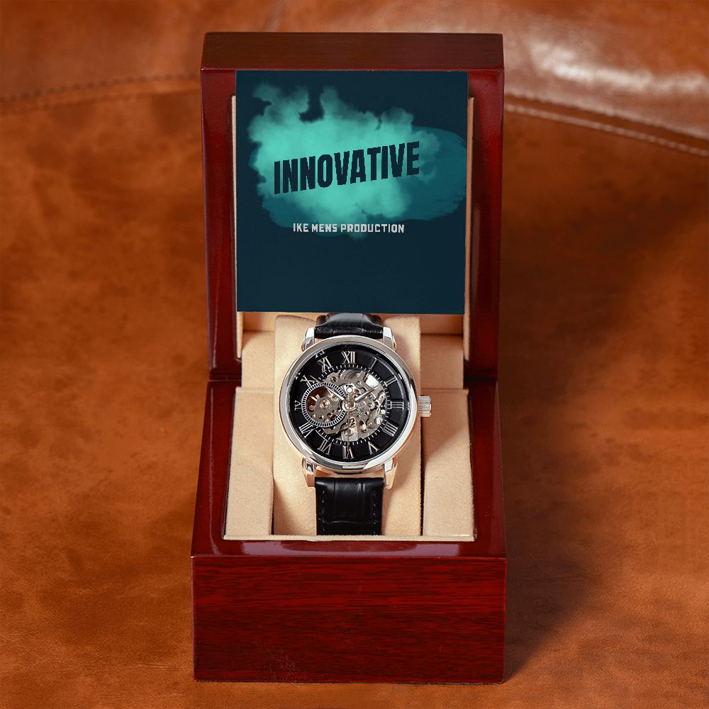 INNOVATIVE  MEN'S OPENWORK WATCH
