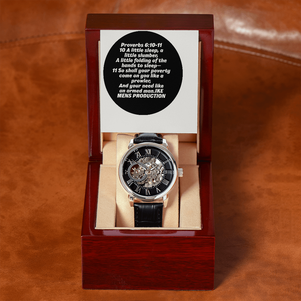 PROVERBS OPENWORK MEN'S WATCH