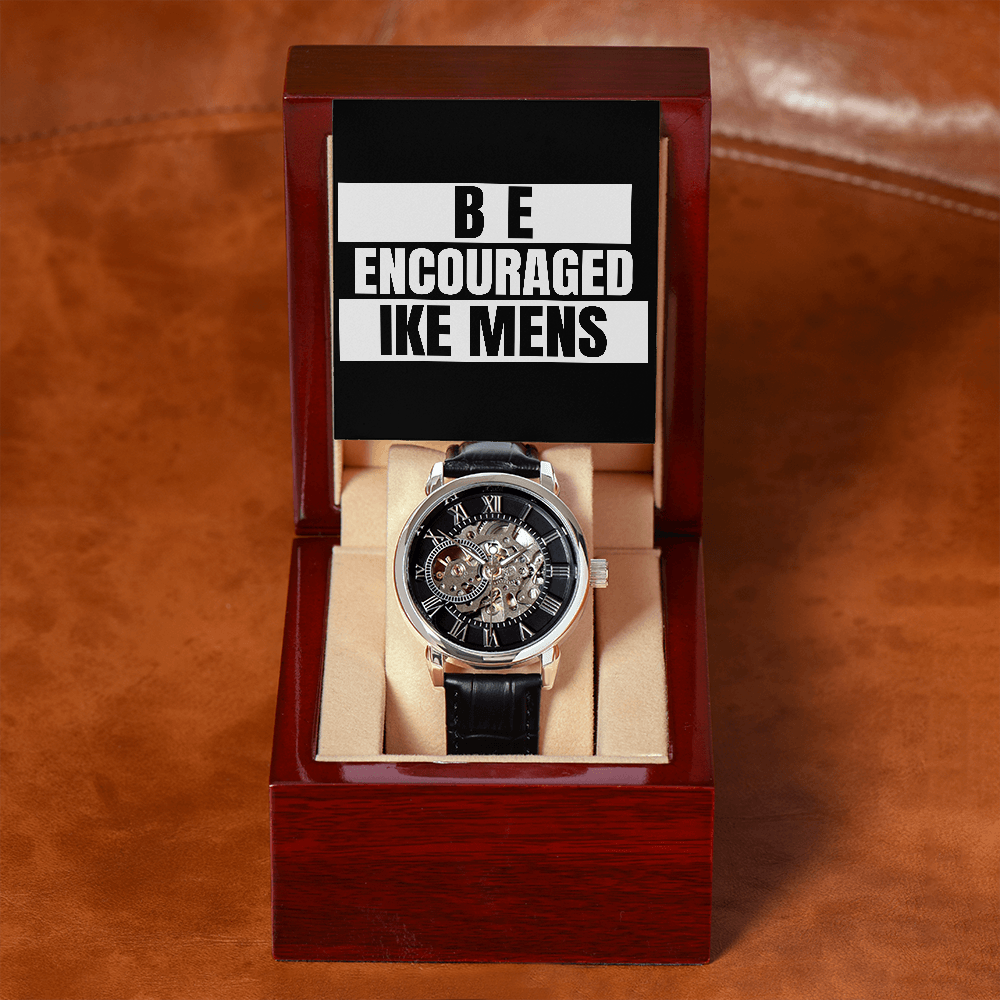 IKE MENS BE ENCOURAGED OPENWATCH MEN'S WATCH