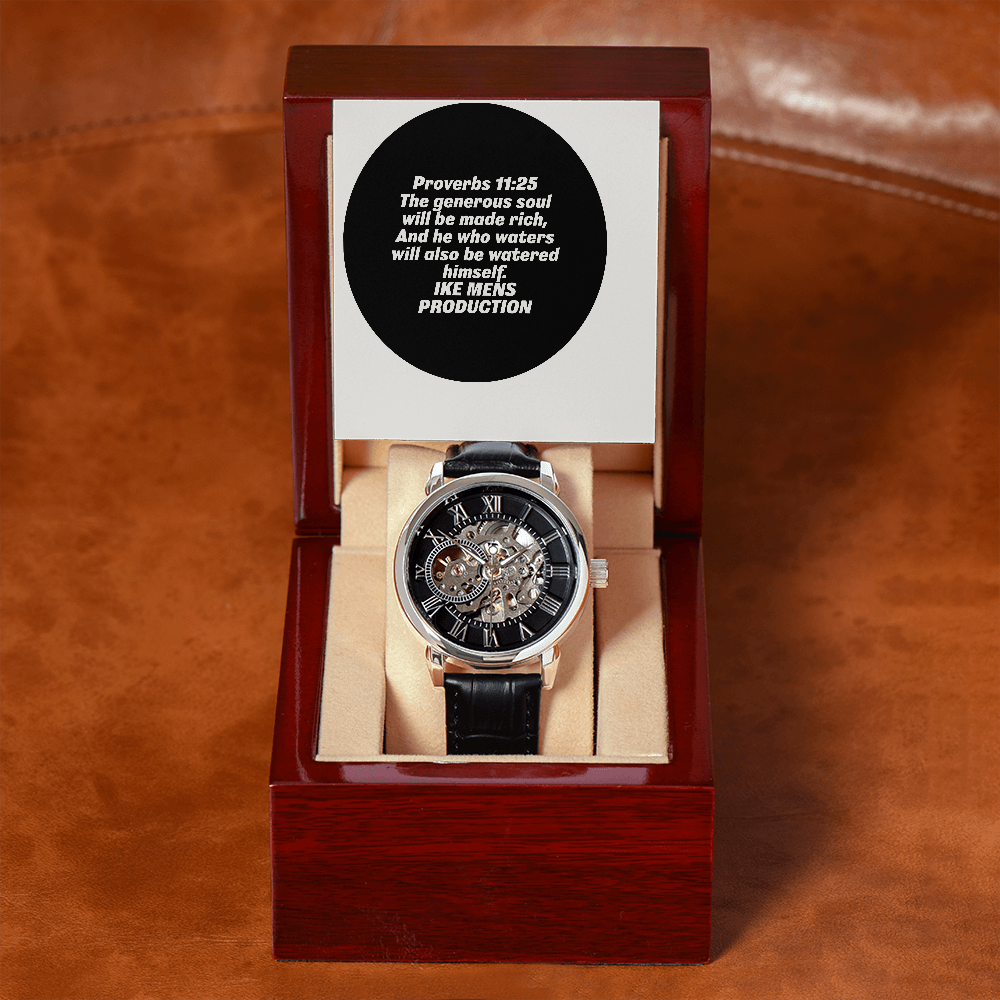PROVERBS OPENWORK MEN'S WATCH