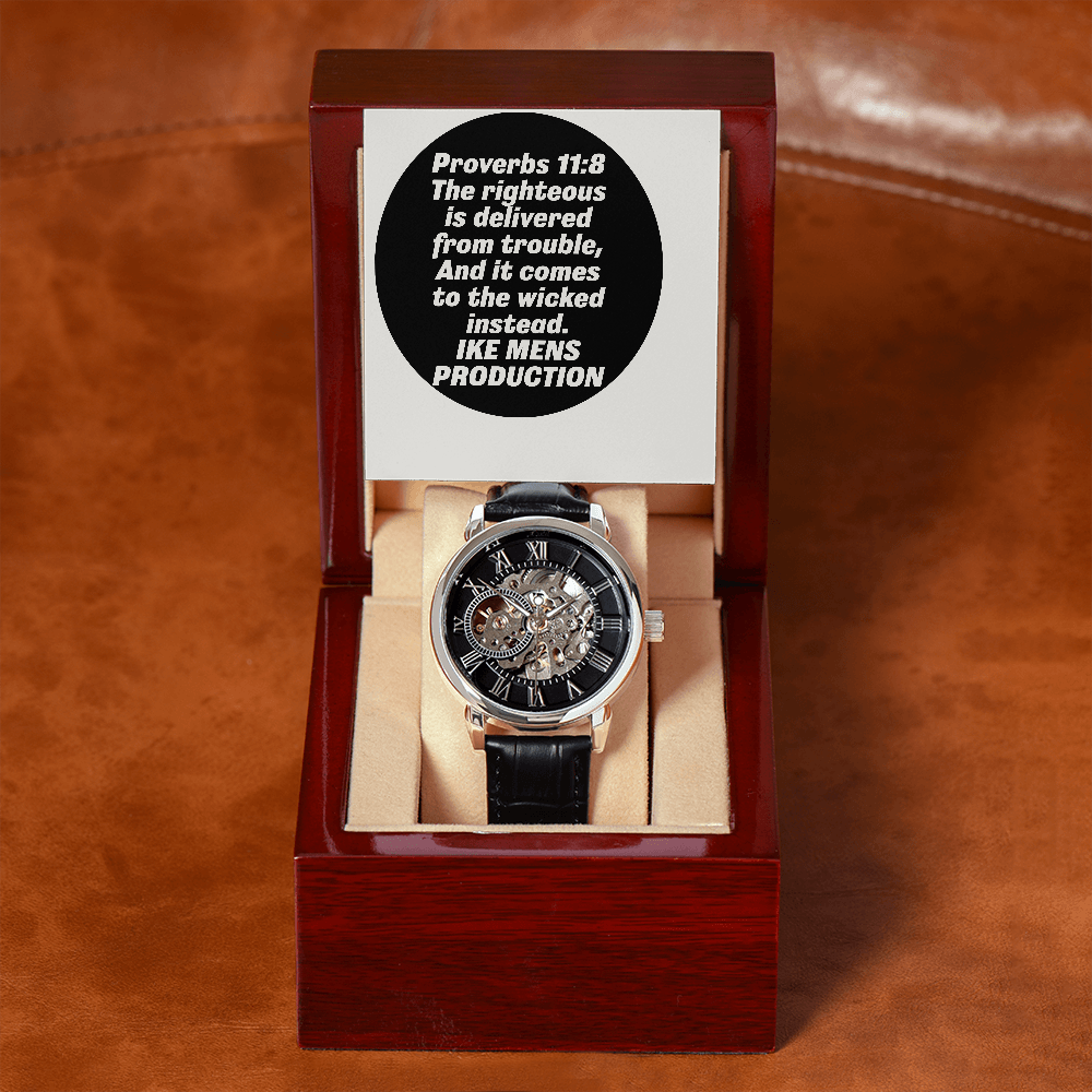 PROVERBS OPENWORK MEN'S WATCH