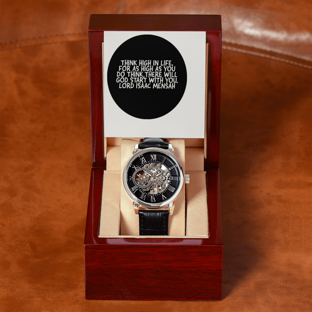 IKE MENS QUOTE OPENWORK MEN'S WATCH