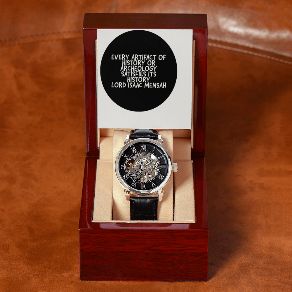 IKE MENS QUOTE OPENWORK MEN'S WATCH
