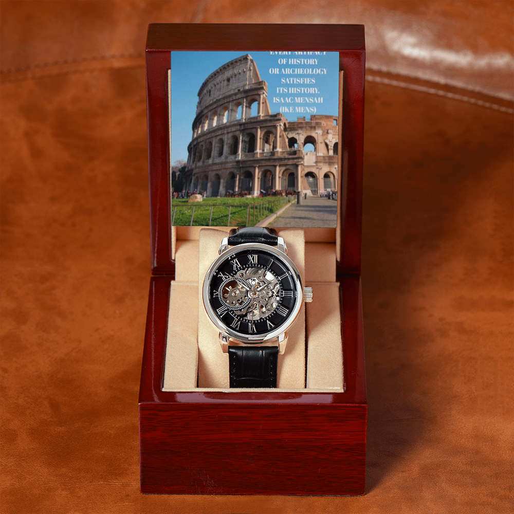 IKE MENS QUOTE OPENWORK MEN'S WATCH