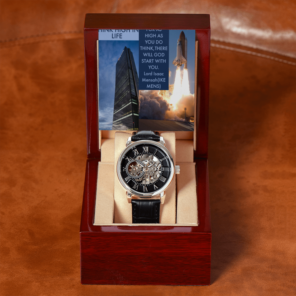 IKE MENS QUOTE OPENWORK WATCH