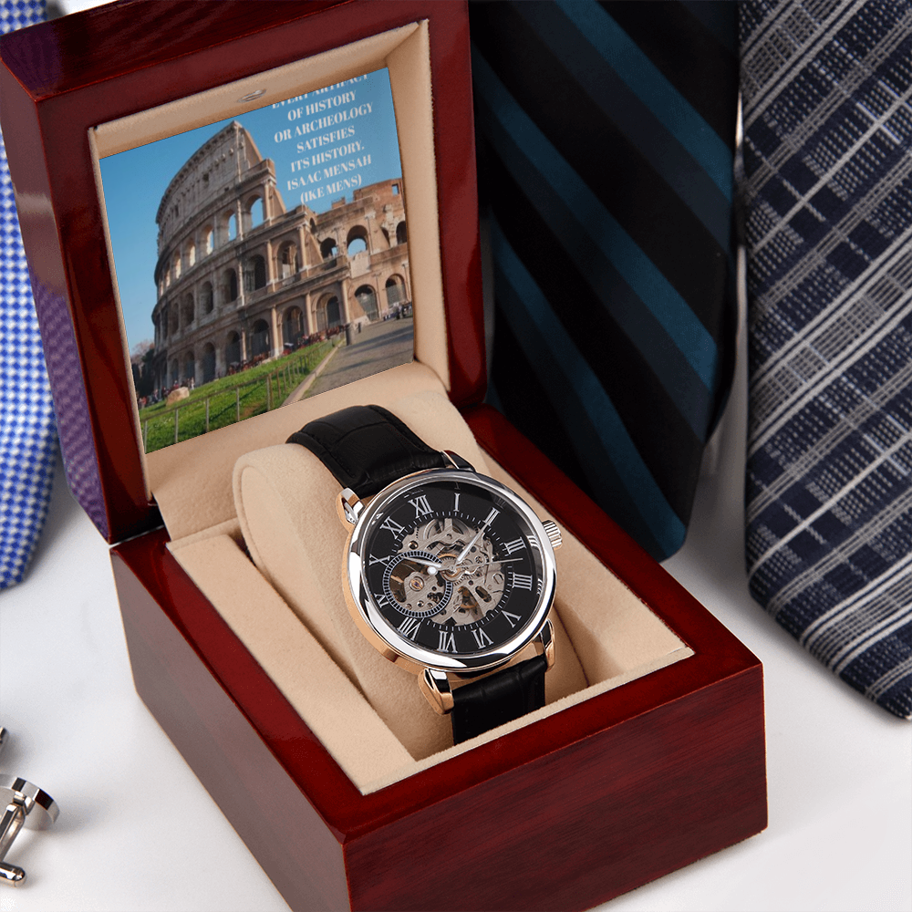 IKE MENS QUOTE OPENWORK MEN'S WATCH