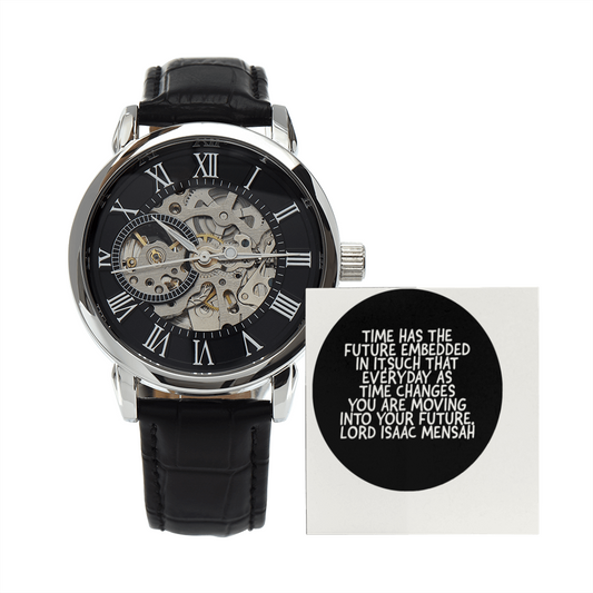 IKE MENS QUOTE OPENWORK MEN'S WATCH