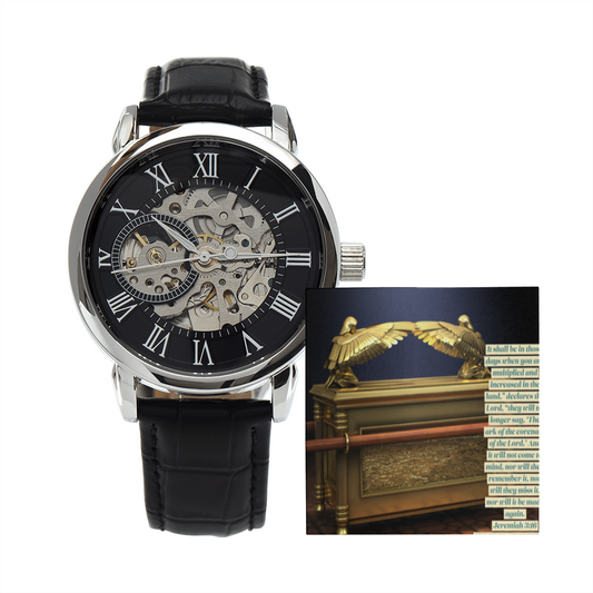 ARK OF THE COVENANT MENS OPENWORK WATCH