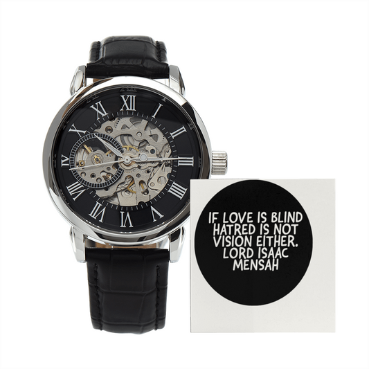 IKE MENS QUOTE OPENWORK MEN'S WATCH