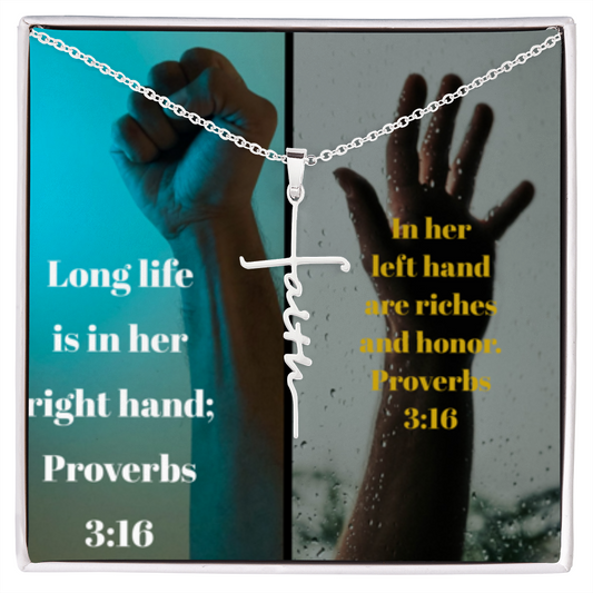 IKE MENS SCRIPTURE COLLAGE FAITH CROSS