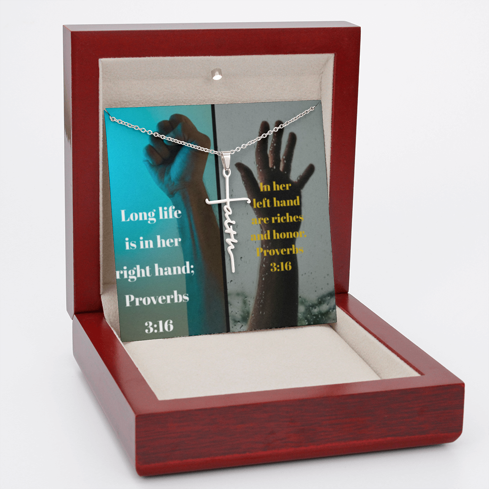 IKE MENS SCRIPTURE COLLAGE FAITH CROSS