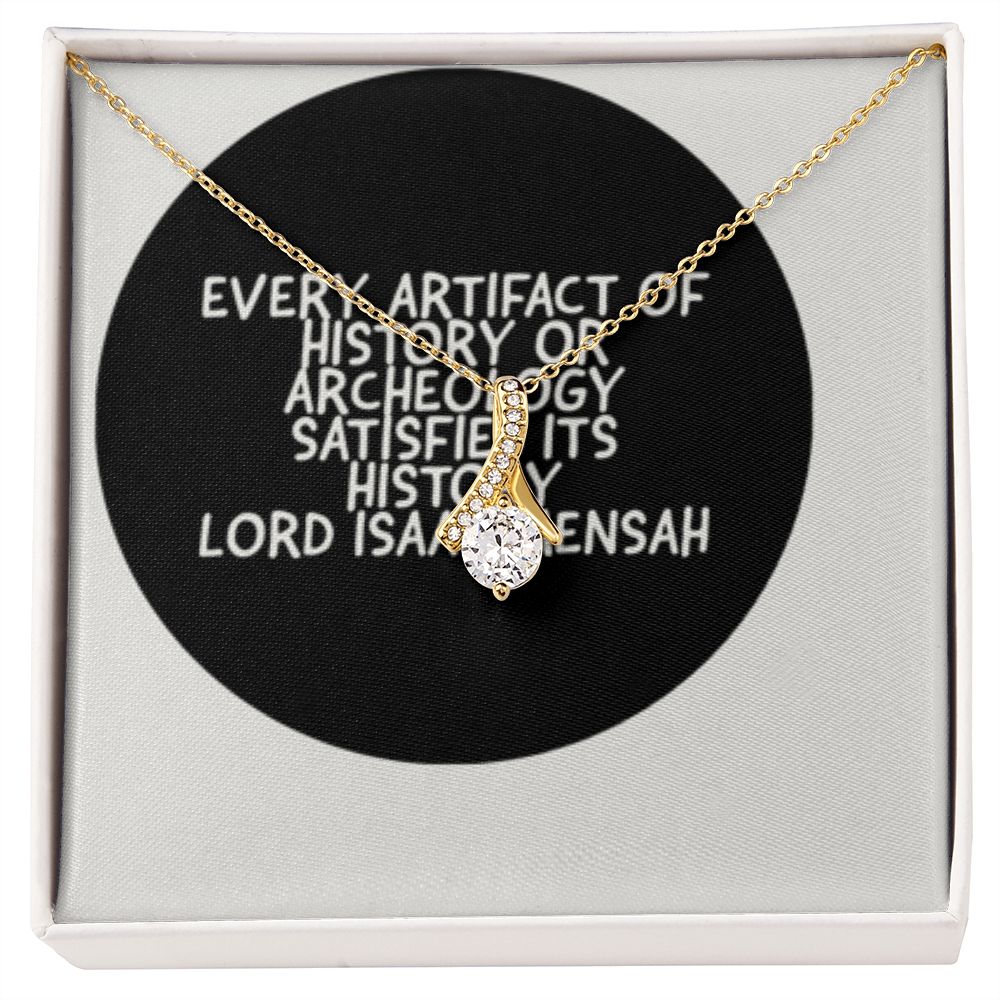IKE MENS QUOTE ALLURING BEAUTY NECKLACE