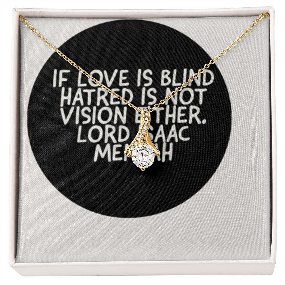 IKE MENS QUOTE ALLURING BEAUTY NECKLACE