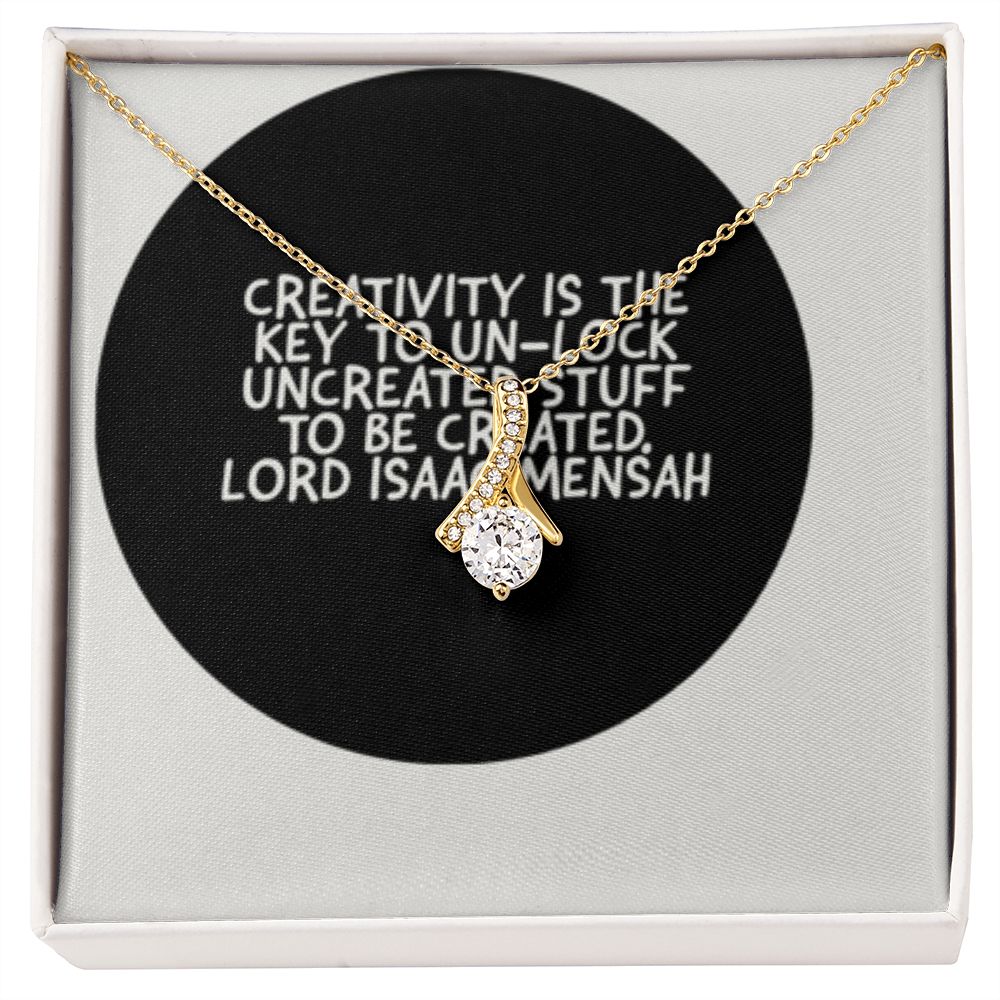 IKE MENS QUOTE ALLURING BEAUTY NECKLACE
