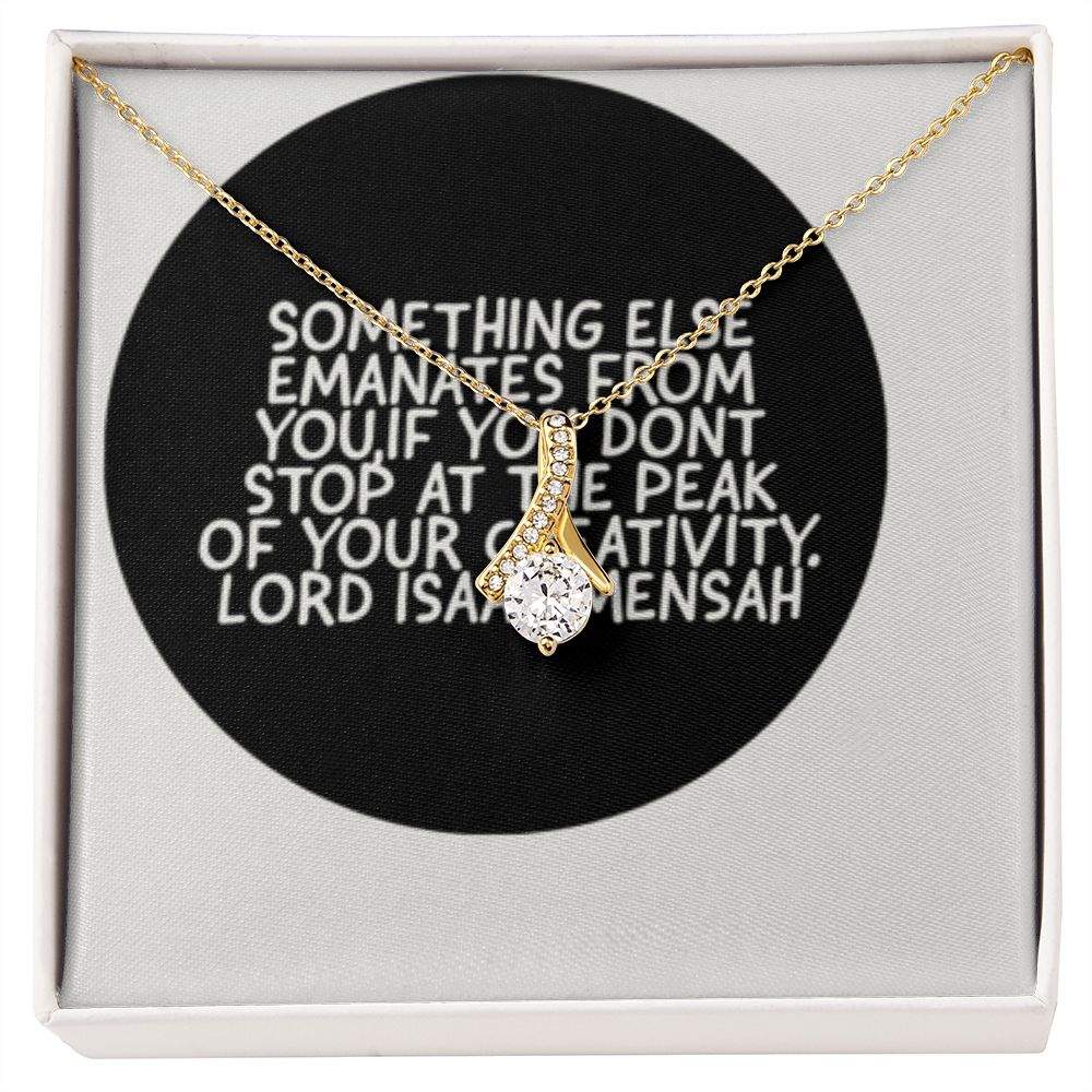 IKE MENS QUOTE ALLURING BEAUTY NECKLACE
